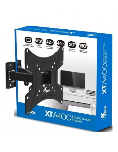 Soporte de pared Monitor 23" a 42" 20 pulgadas 20 Grados X TECH