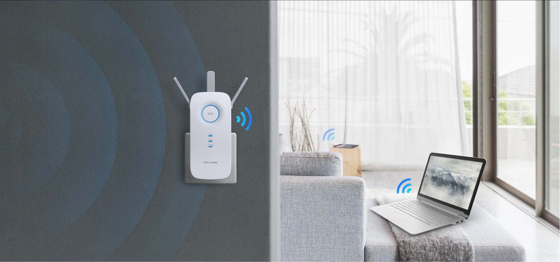 EXTENSOR DE COBERTURA WI-FI AC1750 RE450