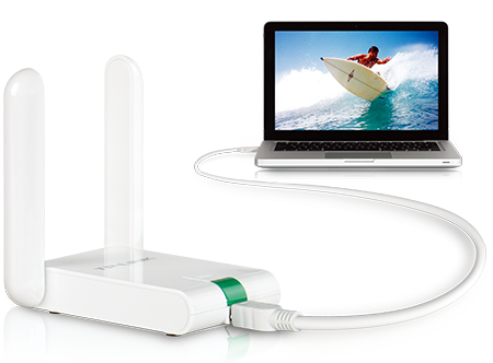 Image of ADAPTADOR WI FI USB ALTA GANANCIA 300MBPS TL- WN822N