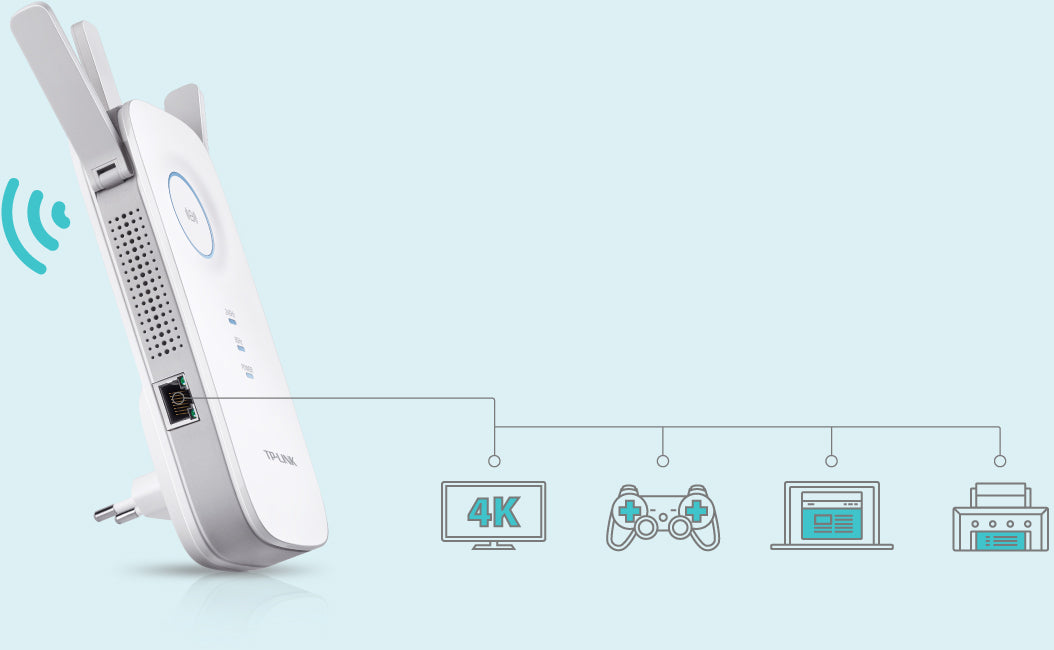 Image of EXTENSOR DE COBERTURA WI-FI AC1750 RE450