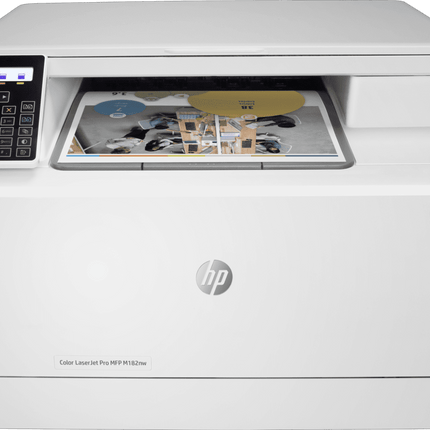 Impresora Multifunción Color LaserJet Pro MFP M182nw 7KW55A#BGJ 215A CARTULINA