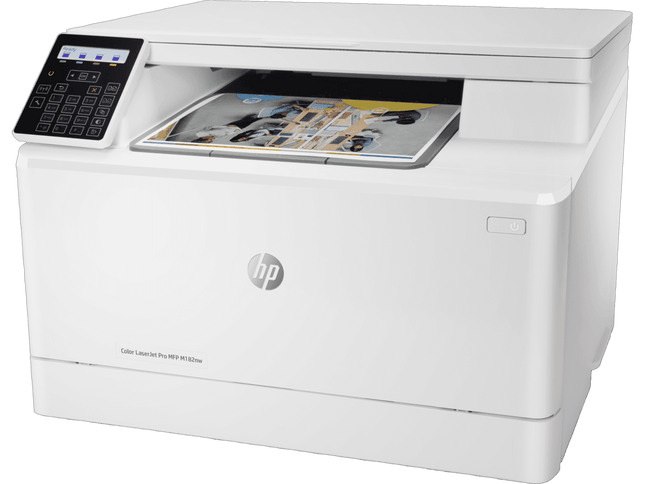 Impresora Multifunción Color LaserJet Pro MFP M182nw 7KW55A#BGJ 215A CARTULINA