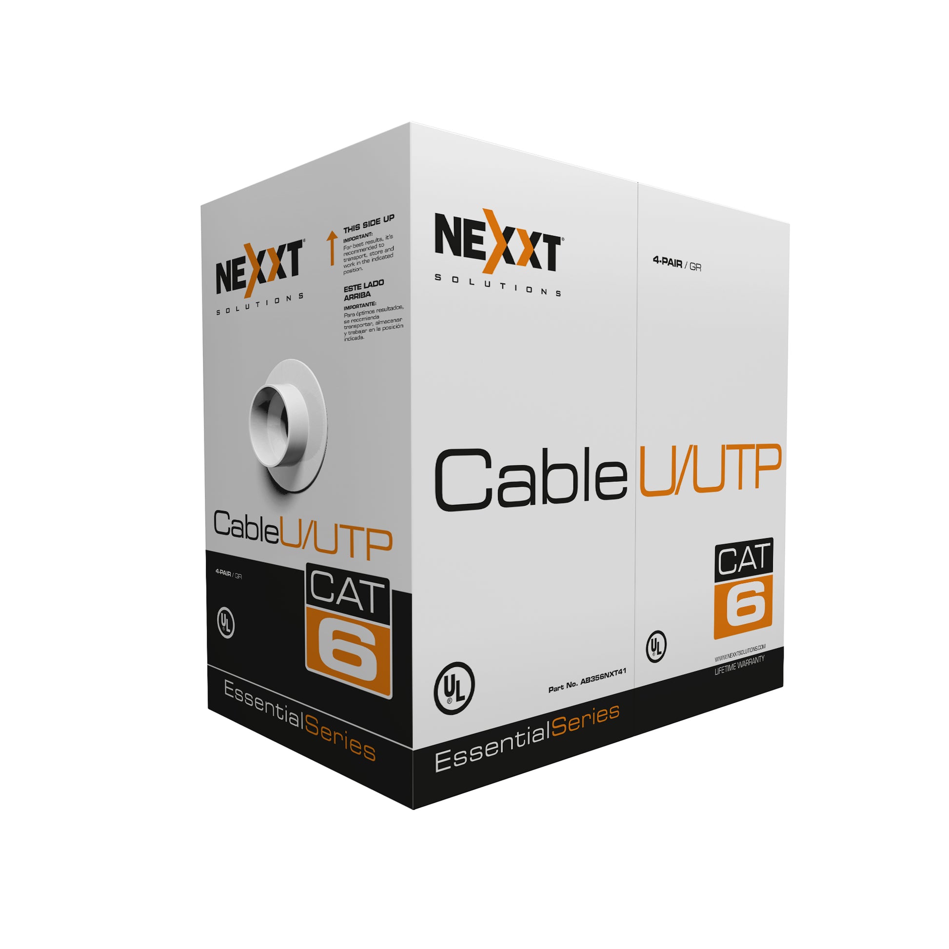 Cable UTP Cat6, Calibre 24AWG AB356NXT41 102metros