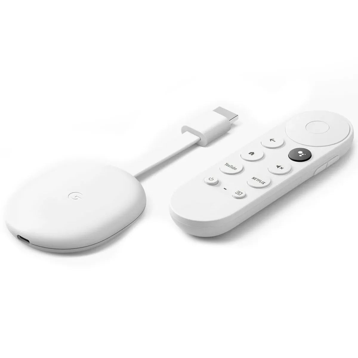 CHROMECAST GOOGLE BLANCO-NIEVE WIFI BT DOLLBY VISION HDR10 HDMI ALIMENTADOR USB-C