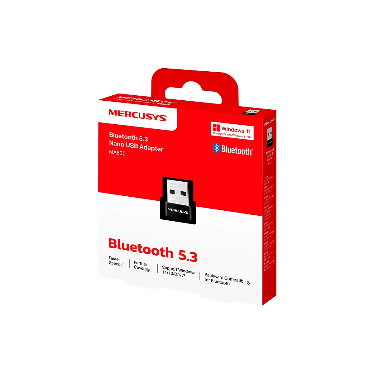 Image of ADAPTADOR NANO MERCUSYS USB Bluetooth 5.3 MA530