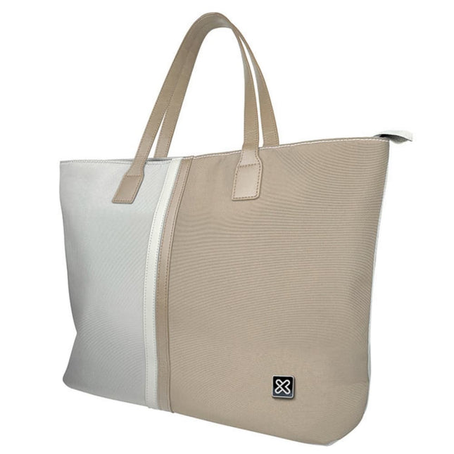 Bolso para Laptop hasta 15,6" Beige/Blanco KLB-461BG