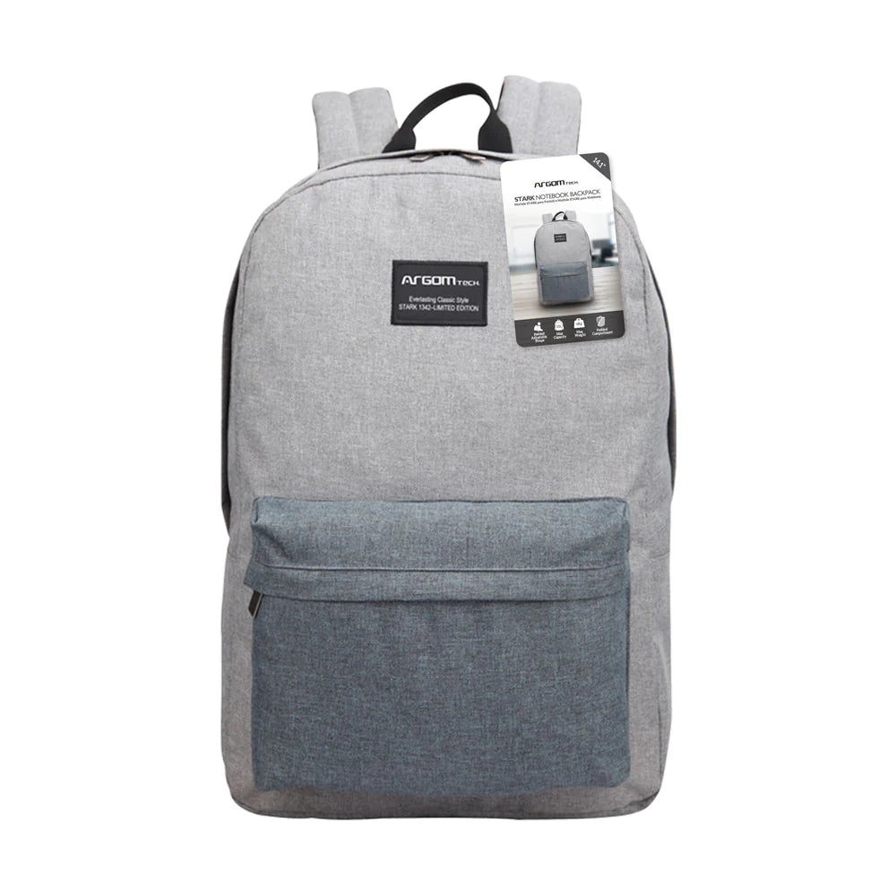 Mochila para Laptop ARGOM Stark 14.1" ARG-BP-1342GR Gris