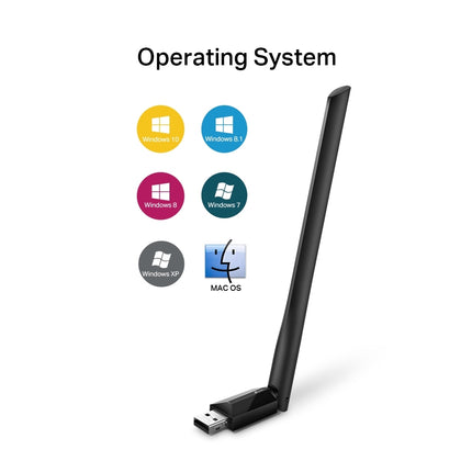 ADAPTADOR TP-LINK T2U PLUS AC600 HIGH GAIN DUAL BAND WIRELESS USB