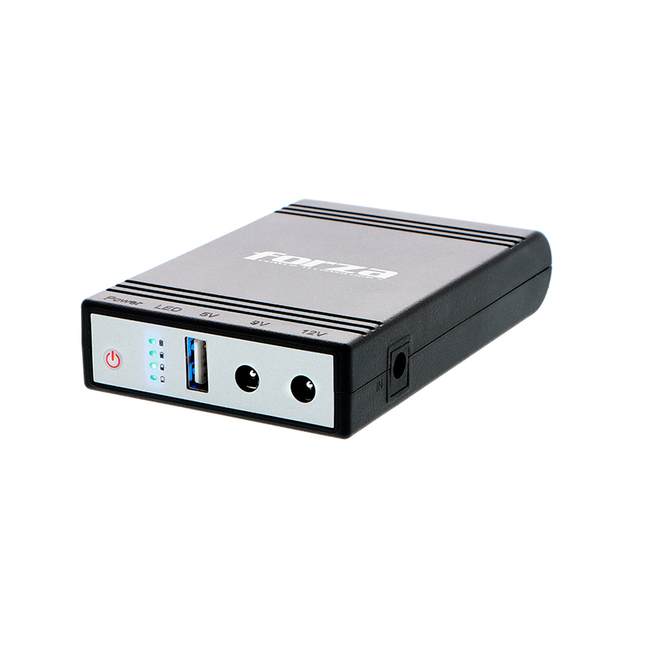 UPS y cargador portátil de 24W, pto USB, salidas de 5/9/12VCC