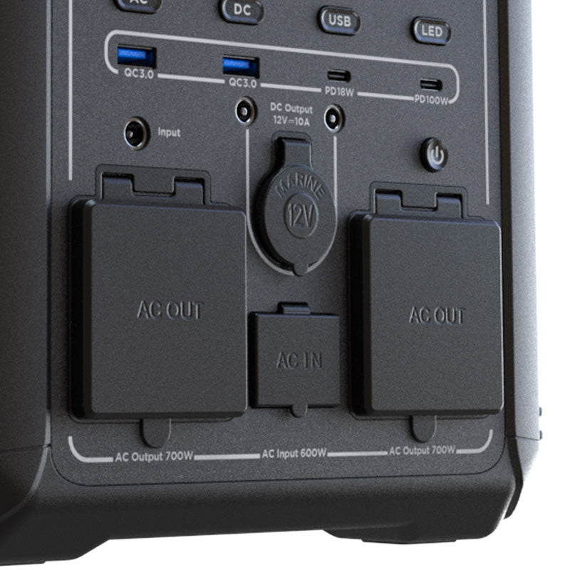 Image of Generador eléctrico de baterías LMFP de 700W