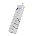 Protector tensión 1625W/2700J, 8 slds, 3-Giratorias, 2-USBA, 1-USBC, 120V/240V