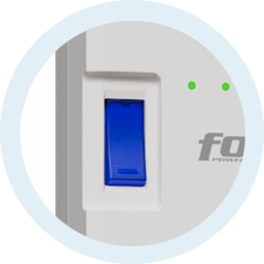 Protector tensión 1625W/2700J, 8 slds, 3-Giratorias, 2-USBA, 1-USBC, 120V/240V