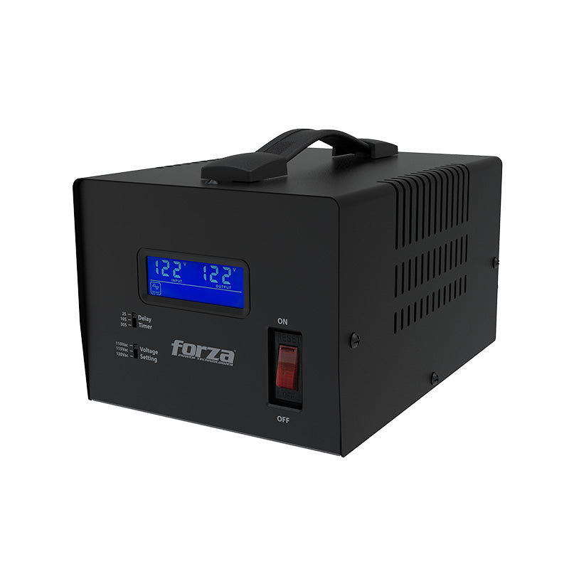 Regulador FVR-3601 forza 1800W Automático de Voltaje 3600VA 4 NEMA 5-15R