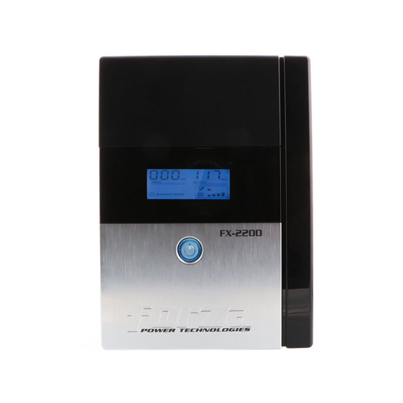 UPS FX-2200LCD 1200W interactiva 2200VA, 8 salidas, giga & coax, torre-120V