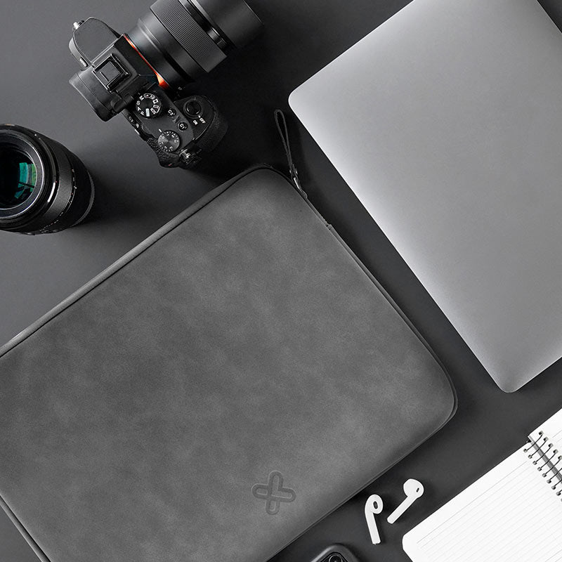 Image of Funda Maletín 15,6”  KNS-220GR  Hasta 15,6 Exterior de suave textura Klip Xtreme