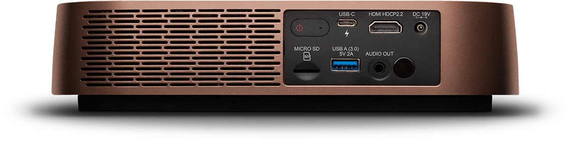 Proyector LED portátil inteligente Full HD 1080p con altavoces Harman Kardon