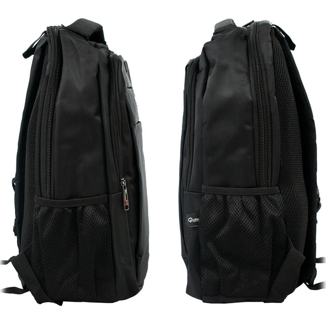MOCHILA NOTEBOOK QUASAD 1030 NYLON 15.6INC. NEGRO