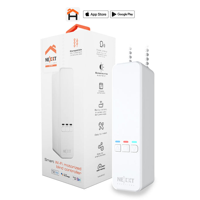Controlador inteligente motorizado para persianas Wi-Fi NHA-B100