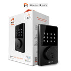 Cerradura inteligente con conexión Wi-Fi NHS-D100 color negro MM106NXT56