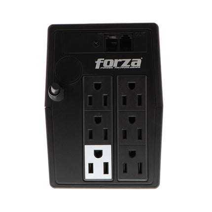 UPS interactiva 1000VA/500W, 6 slds, RJ11, torre comp-120V