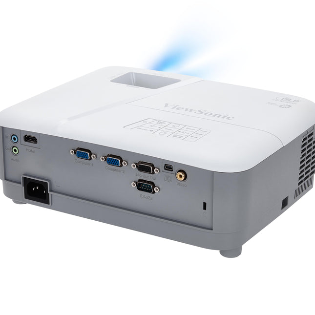 Proyector SVGA DLP de 3800 lúmenes para espacios pequeños PA503S