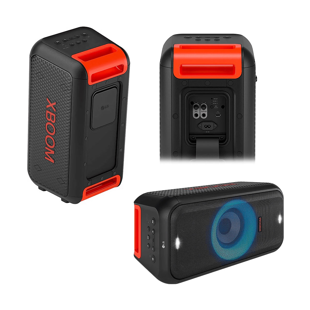 Image of Altavoz LG XL5S PORTATIL BLUETOOTH 250W CON ILUMINACION LED RGB 6.5INCH BLACK