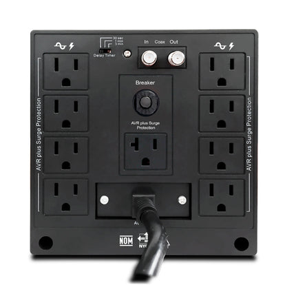 REGULADOR CDP R-AVR3008 3000VA-1500W-ENTRADA-SALIDA 110VAC-8tomas