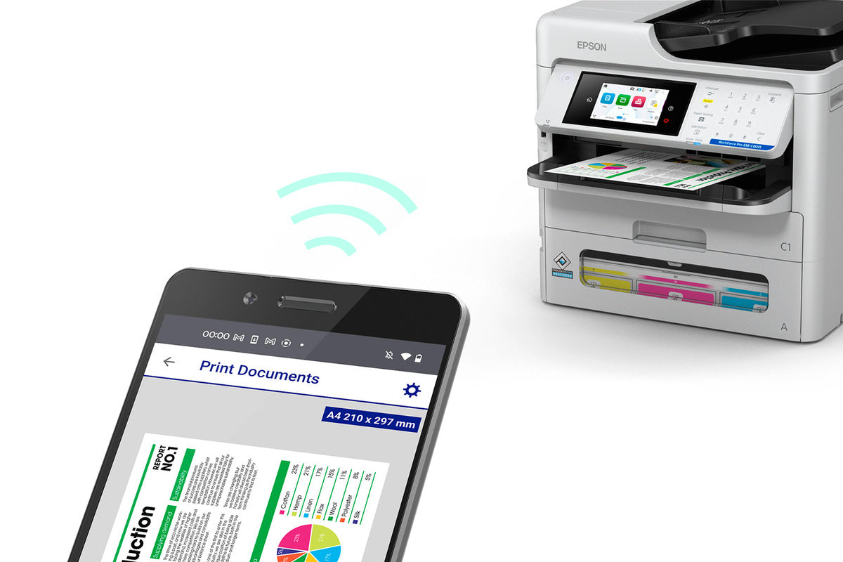 Impresora Multifuncional a Color WorkForce Pro EM-C800 para Grupos de Trabajo C11CK19301