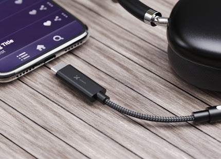 Adaptador USB-C® macho a conector 3,5mm hembra para audífonos XTC-509
