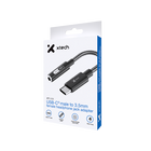 Adaptador USB-C® macho a conector 3,5mm hembra para audífonos XTC-509