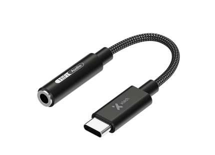Adaptador USB-C® macho a conector 3,5mm hembra para audífonos XTC-509