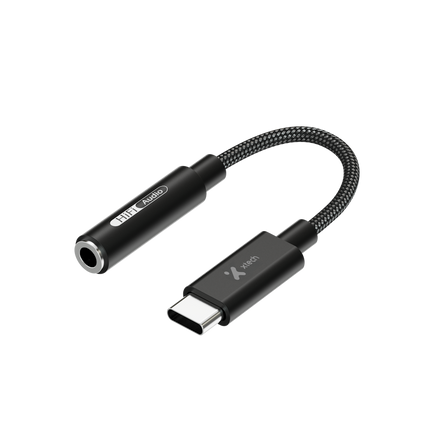 Adaptador USB-C® macho a conector 3,5mm hembra para audífonos XTC-509