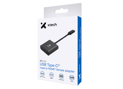 Adaptador USB Tipo-C® macho a HDMI® hembra XTC-541