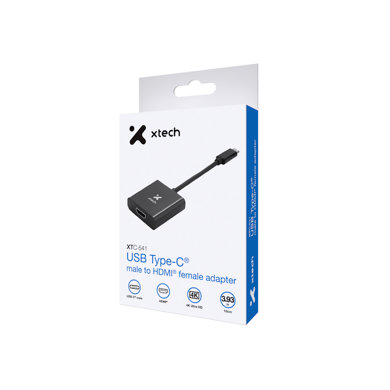Adaptador USB Tipo-C® macho a HDMI® hembra XTC-541