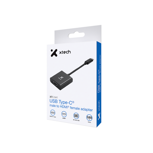 Adaptador USB Tipo-C® macho a HDMI® hembra XTC-541