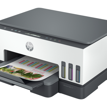 Impresora Multifuncional inalámbrica WiFi Bluetooth HP Smart Tank 720 Duplex Automático