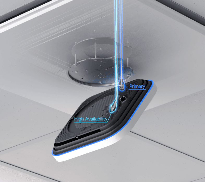 Image of Punto de acceso interior de nivel empresarial con rendimiento WiFi 7 de 10 transmisiones