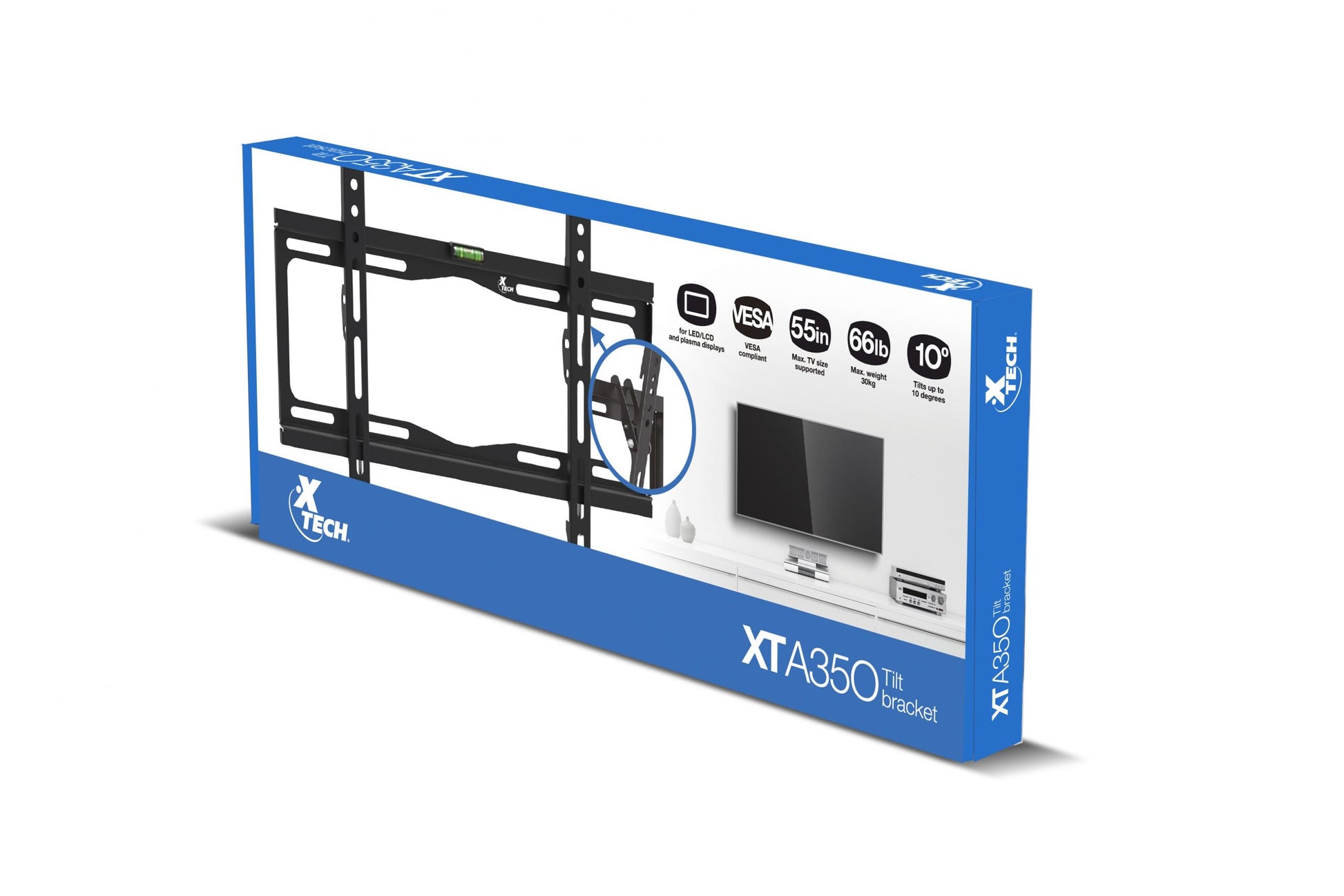 Soporte Fijo Monitor Tv  XTA-350  32 a 55” ángulo 10º