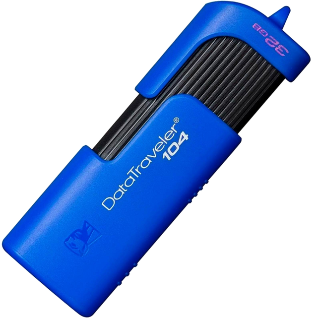 MEMORIA FLASH TIPO USB 2.0 MODELO KC-U1Z32 32GB MARCA KINGSTON KC-U1Z32-6SB