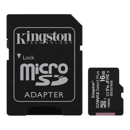 Tarjeta de memoria flash (adaptador microSDHC a SD Incluido) SDCS2/16GB