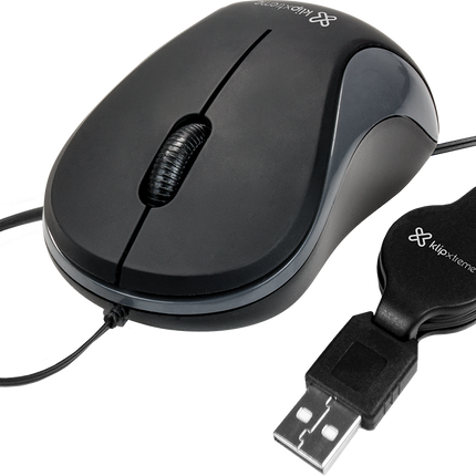 Ratón Retractable 1000 dpi  KMO-113 Klip Xtreme