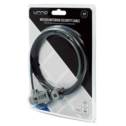 Cable de seguridad LOOK UNNO para Computador Portátil KL6005BK