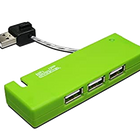 Adaptador HUB USB 4 Port portable USB Hub 2.0 KlipX KUH-400G