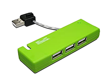 Adaptador HUB USB 4 Port portable USB Hub 2.0 KlipX KUH-400G