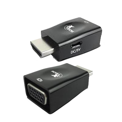 Adaptador CONVERSOR DE VIDEO HDMI A VGA XTC-361  XTECH