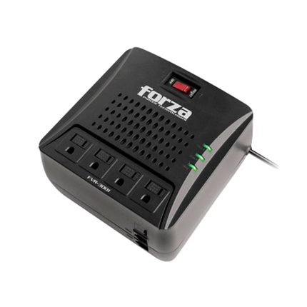Regulador de Voltaje AVR FVR3001 3000VA 1500W 4 Out 110V  FORZA