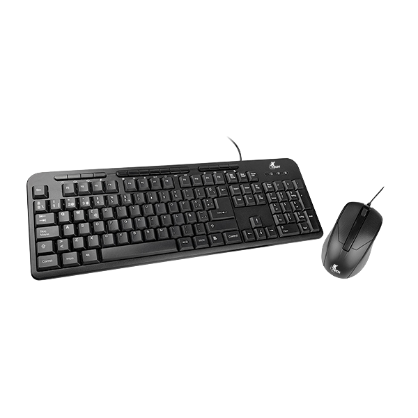 Teclado + Ratón Combo USB Multimedia Spanish XTK301S  Xtech