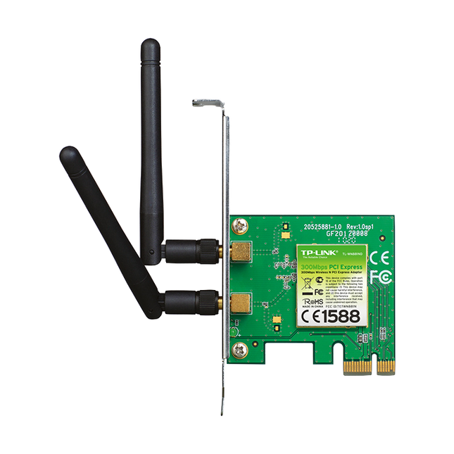 Adaptador Inalámbrico  PCI EXPRESS(x1) N 300MBPS TL-WN881ND TP-LINK