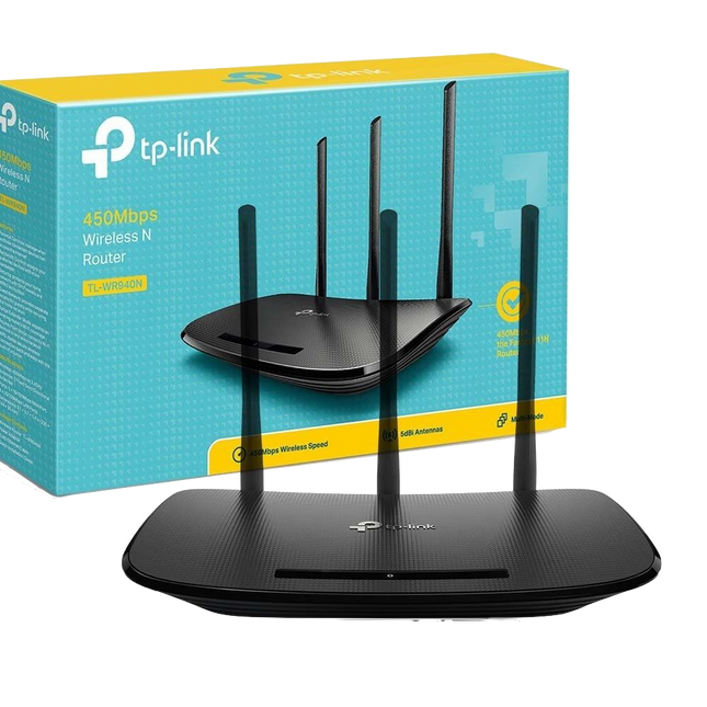 ROUTER Inalámbrico     TP-LINK TL-WR940N N450Mbps Wi-fi    TP-LINK