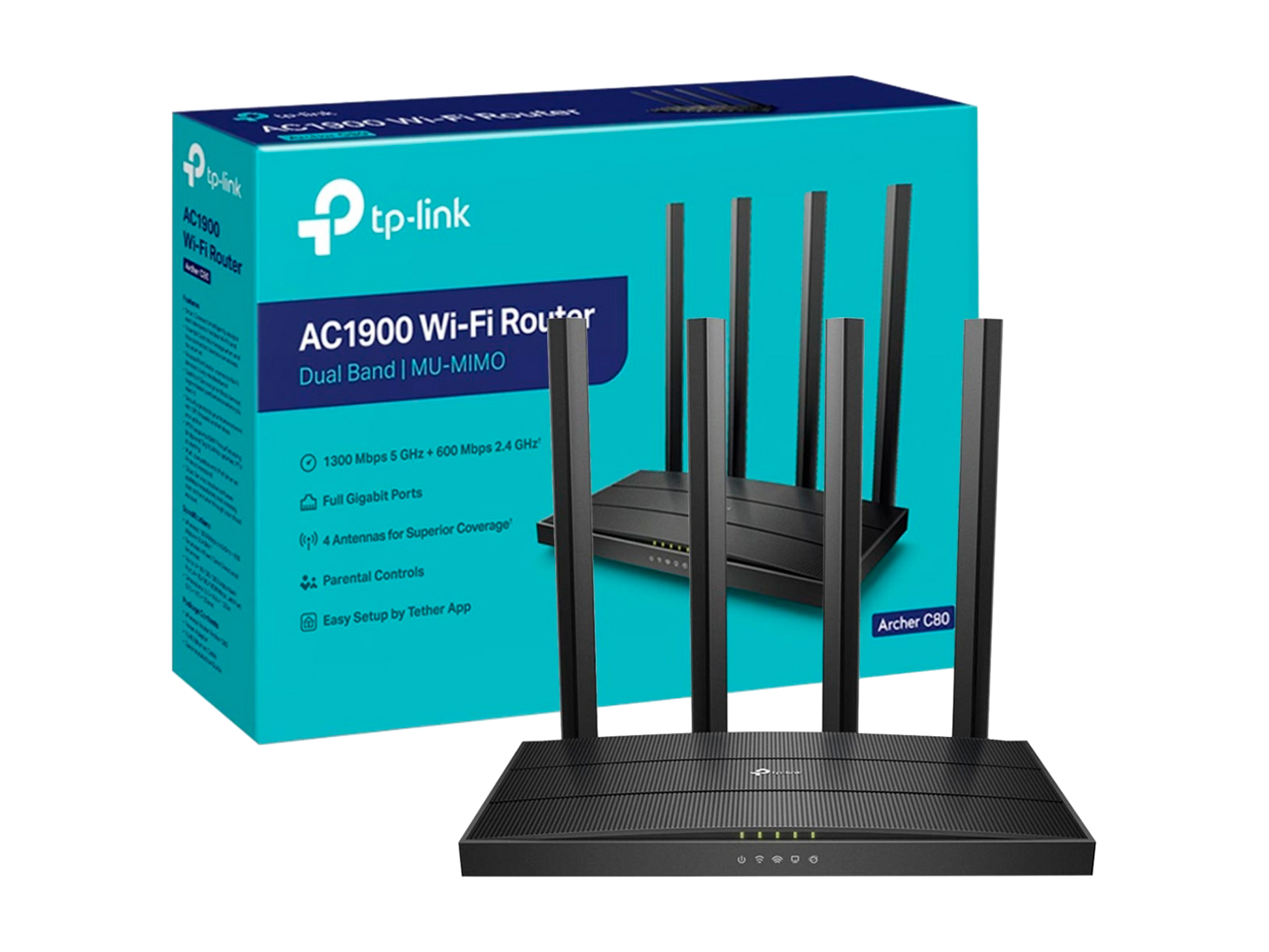 ROUTER Inalámbrico AC1900 ARCHER C80 TP-LINK